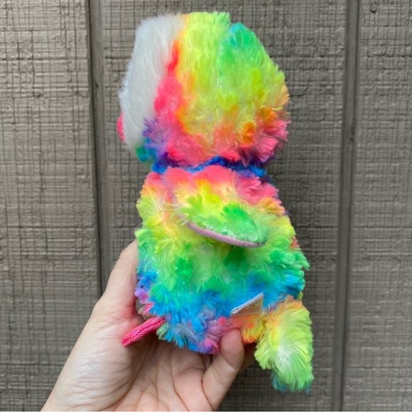 Ty Rainbow and Black Plush Owl Toy Set - Picture 6 of 16